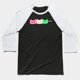 Kitty Dango Baseball T-Shirt